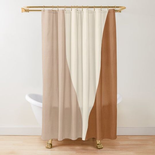 Discover Mid century Modern  Abstract Shower Curtain
