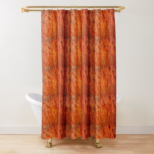 Discover Burnt orange Shower Curtain
