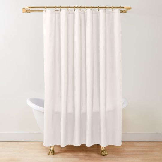 Discover Seashell White Shower Curtain