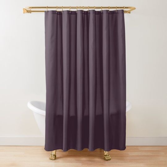 Discover Eggplant Shower Curtain
