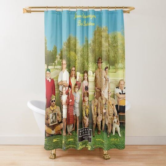 Discover Moonrise Kingdom Movie Shower Curtain