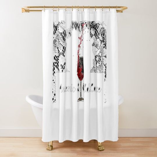 Discover Arsenic and Old Lace Horror Movie Halloween Shower Curtain