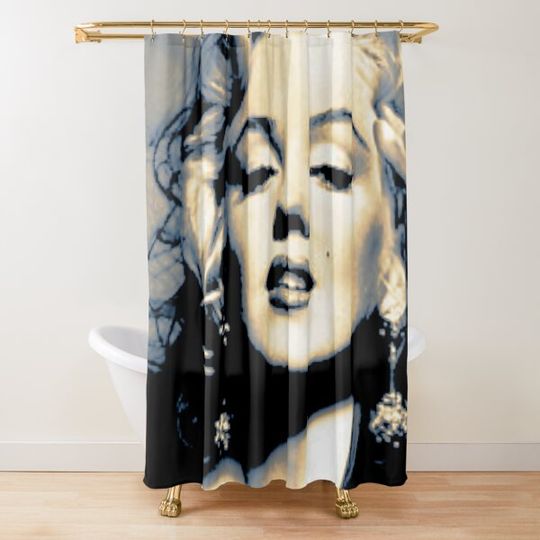 Discover Marilyn Monroe | There Was a Golden Girl Called 'Marilyn' Shower Curtain