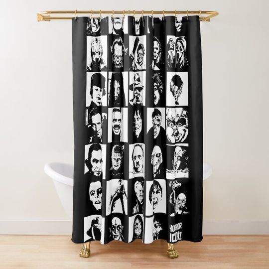 Discover HORROR ICONz Shower Curtain