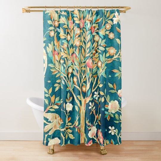 Discover Morris Art | William Morris Art Nouveau Shower Curtain