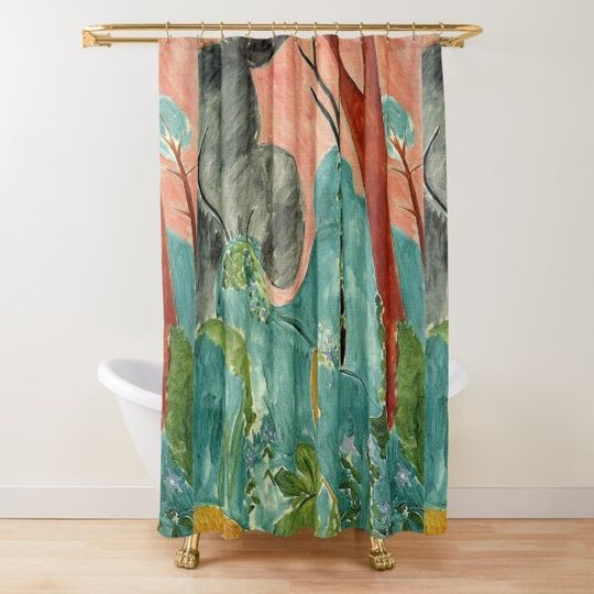 Discover Moroccan Garden Matisse Shower Curtain