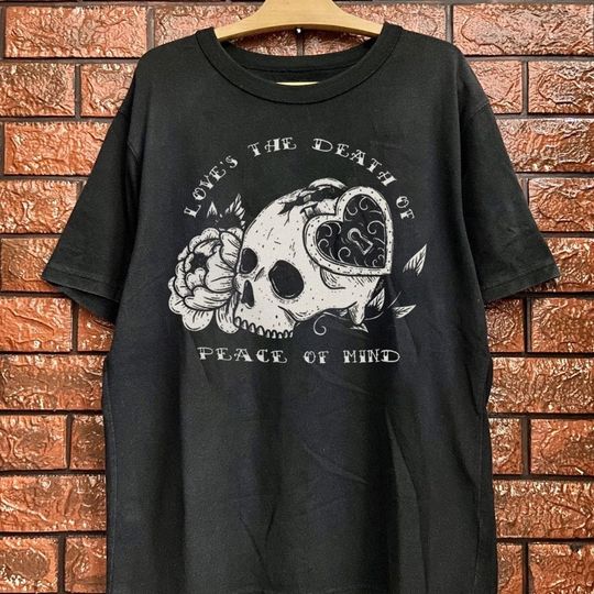 Discover Bad Omens Love's The Death Of Peace Of Mind T-Shirt,