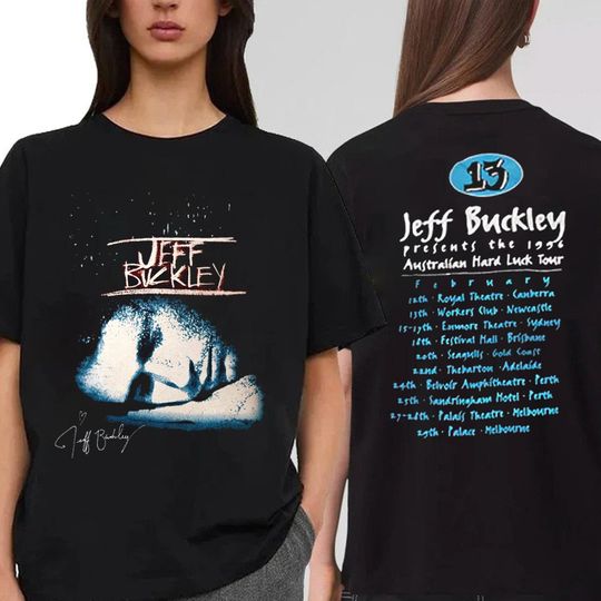 Discover Vintage 1996 Jeff Buckley Hard Luck Tour T-Shirt