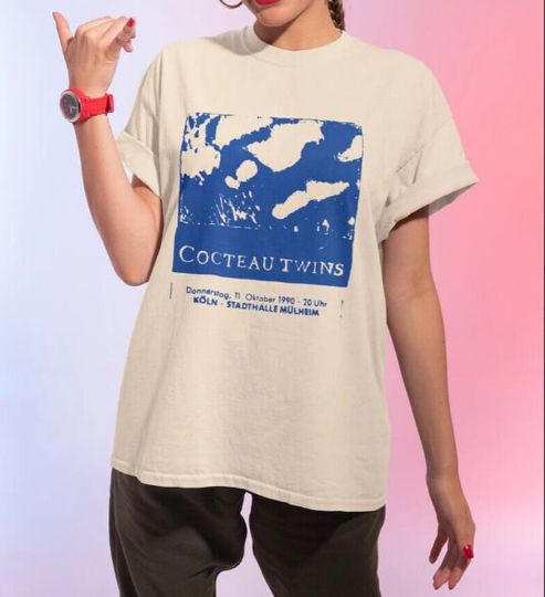 Discover Cocteau Twins Vintage 1990 T-Shirt, Cocteau Twins Rock Hip Hop Band Shirt