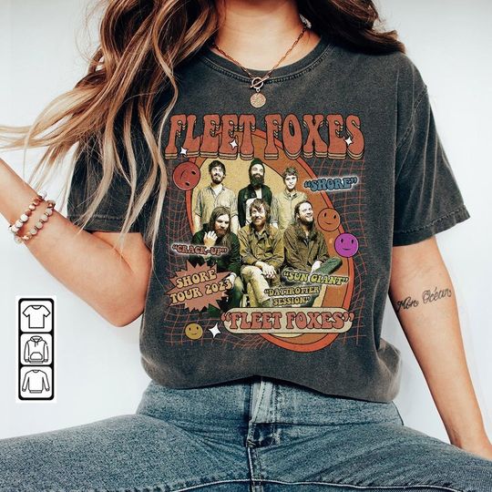 Discover Fleet Foxes Band Music Shirt, Fleet Foxes Album Vintage Graphic, Shore Tour 2023