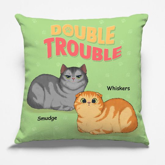 Discover Trouble Maker - Cat Personalized Custom Pillow - Gift For Pet Owners, Pet Lovers
