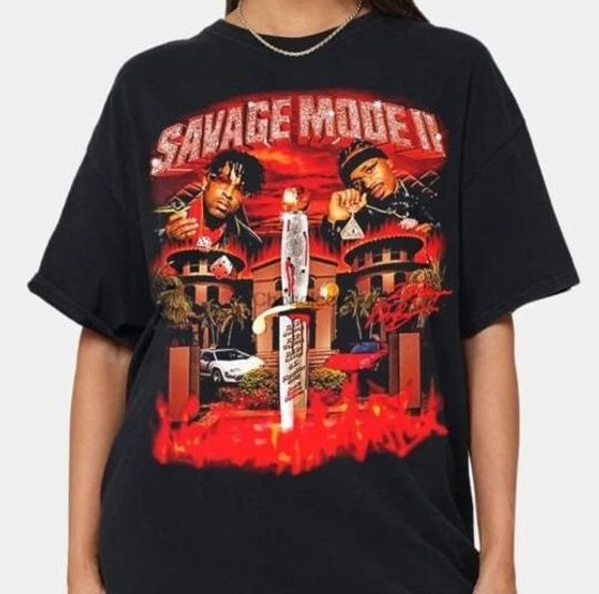 Discover 21 Savage Tshirt, Drop Savage Mode II Tee Gift For Men Women