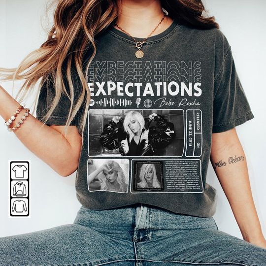 Discover Bebe Rexha Music Shirt, Expectations Album Shirt