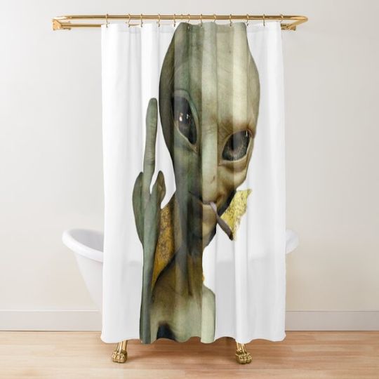 Discover Alien Paul Shower Curtain