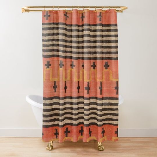 Discover Navajo Rug 3 Shower Curtain