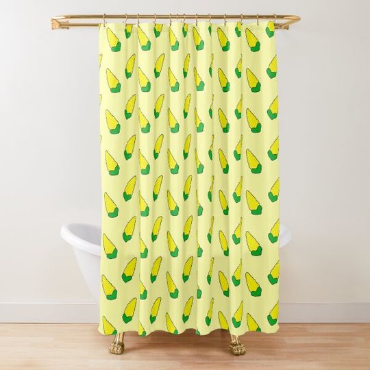 Discover Marge's Corn Curtains Shower Curtain