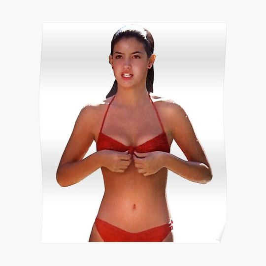 Discover Phoebe Cates - Red Bikini - Ridgemont High Premium Matte Vertical Poster