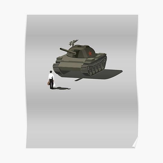 Discover Tiananmen Square Tank Man Democracy Protest China Premium Matte Vertical Poster