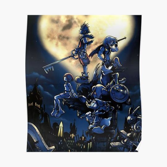 Discover kingdom hearts character Premium Matte Vertical Poster