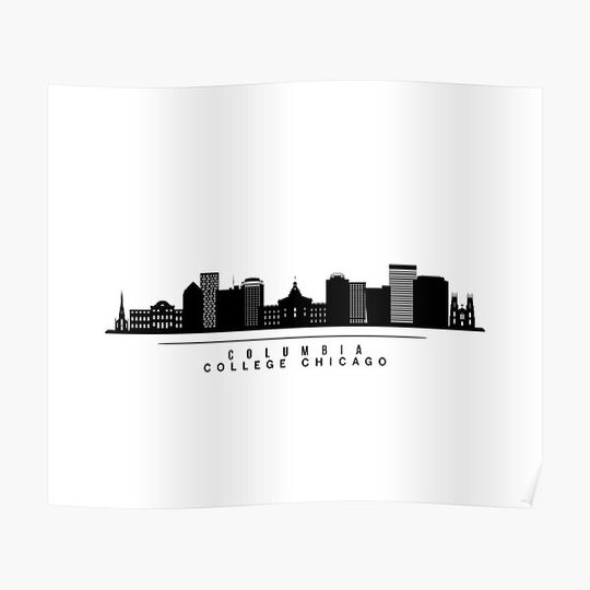 Discover Columbia College Chicago Design Premium Matte Vertical Poster