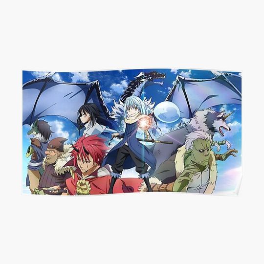 Discover That Time I Got Reincarnated Into A Slime 3 Premium Matte Vertical Poster