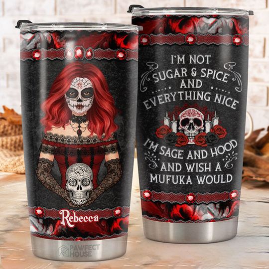 Discover I'm Sage And Hood And Wish A Mufukawould - Personalized Tumbler - Gift For Yourself