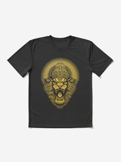 Discover Narasimha in Gold | Active T-Shirt