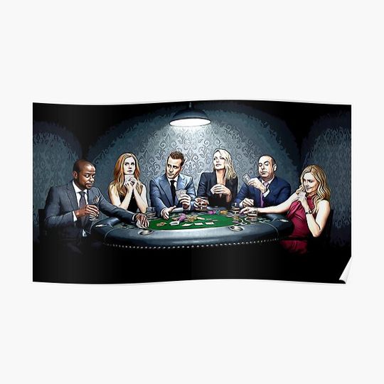 Discover Suits Series Premium Matte Vertical Poster
