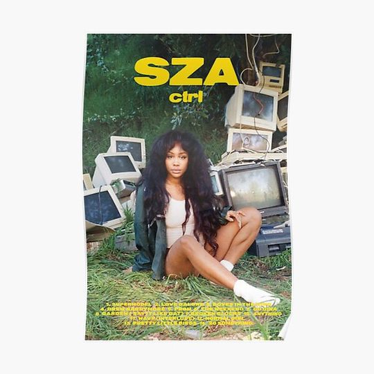 Discover SZA 'ctrl' Poster Premium Matte Vertical Poster