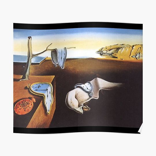 Discover The Persistence Of Memory - Salvador Dali Premium Matte Vertical Poster