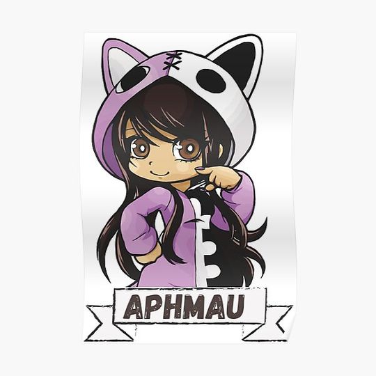 Discover aphmau cute youtube merch Premium Matte Vertical Poster