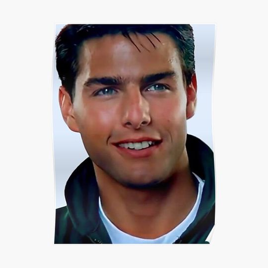 Discover tom cruise young handsome wearing suit Premium Matte Vertical Poster