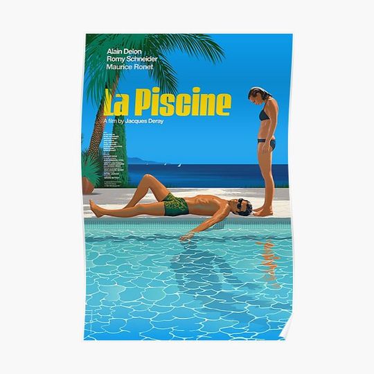 Discover la piscine movie Premium Matte Vertical Poster