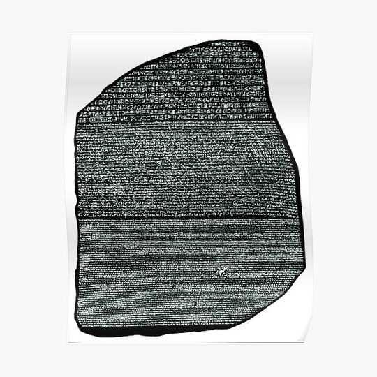 Discover Rosetta Stone Premium Matte Vertical Poster