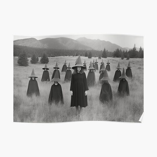 Discover Witches - Vintage Halloween Premium Matte Vertical Poster