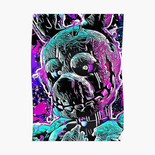 Discover FNAF- Springtrap (Pop) Premium Matte Vertical Poster