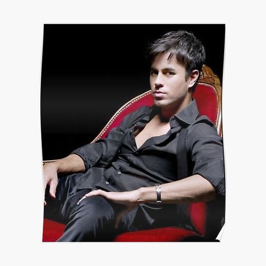Discover Enrique Iglesias Fanart Premium Matte Vertical Poster