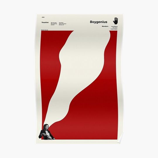 Discover Lucy Dacus: Red Poster Premium Matte Vertical Poster