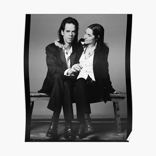 Discover PJ Harvey and Nick Cave  Cl Premium Matte Vertical Poster
