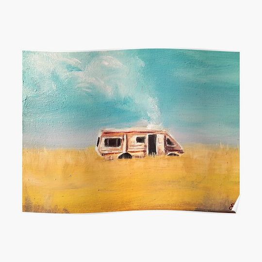 Discover Breaking Bad RV Painting Premium Matte Vertical Poster