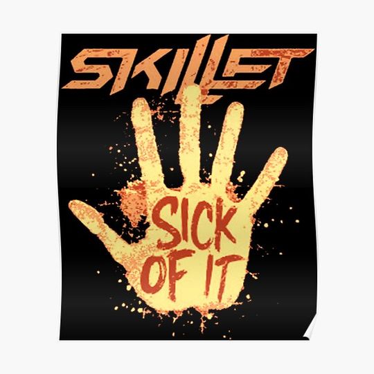 Discover Skillet band logo Premium Matte Vertical Poster