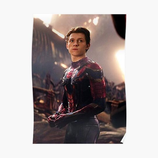 Discover Tom Holland New Costume Premium Matte Vertical Poster