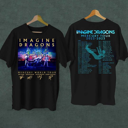 Discover Imagine Dragons Mercury Tour 2022-2023 T-Shirt - Official