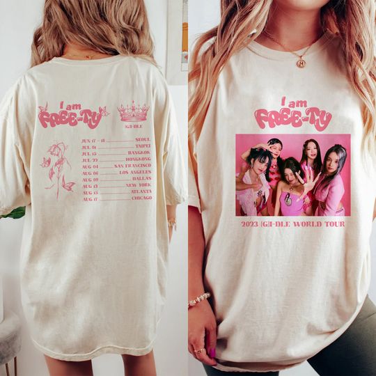Discover G-Idle World Tour 2023 Themed Shirt Collection