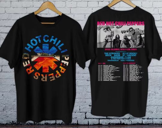 Discover Red Hot Chili Peppers 2023 World Tour Shirt