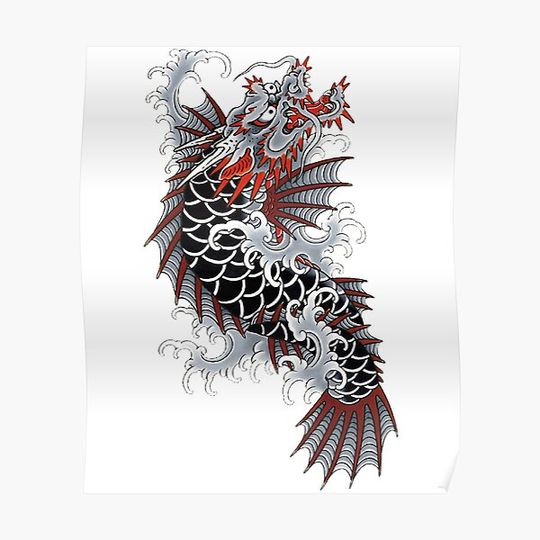 Discover Yakuza Ichiban Tattoo Premium Matte Vertical Poster