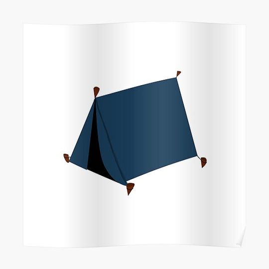Discover Tent Premium Matte Vertical Poster
