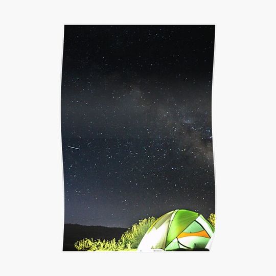 Discover Tent Premium Matte Vertical Poster