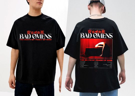 Discover Bad Omens Band Music World Tour 2023 T-Shirt