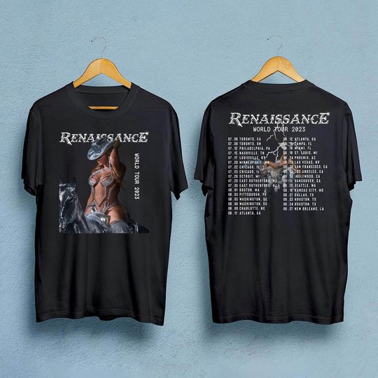 Discover Renaissance Tour 2023 Double-Sided Shirt